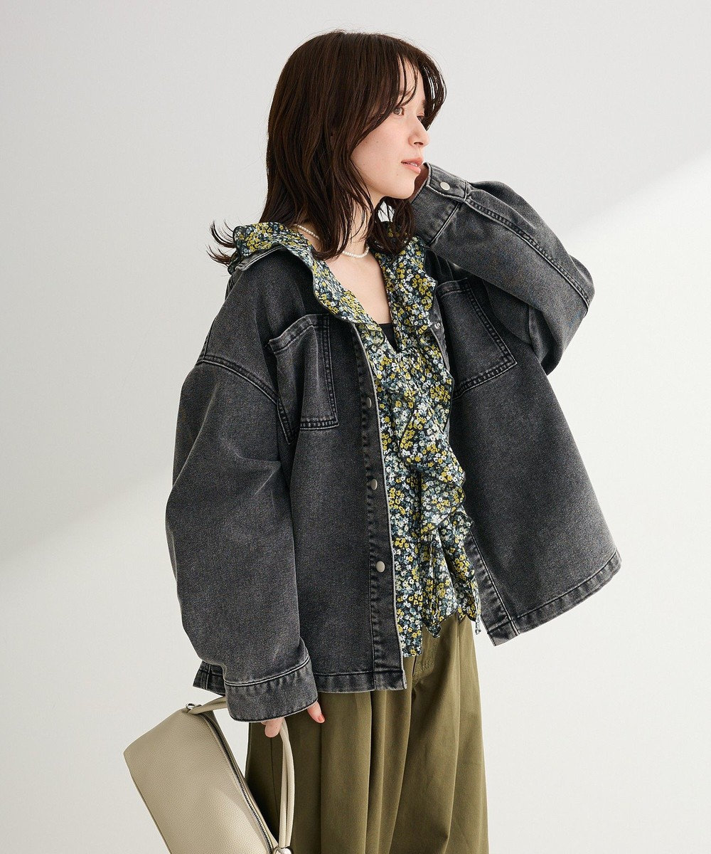 Green Parks デニムシャツブルゾン 
