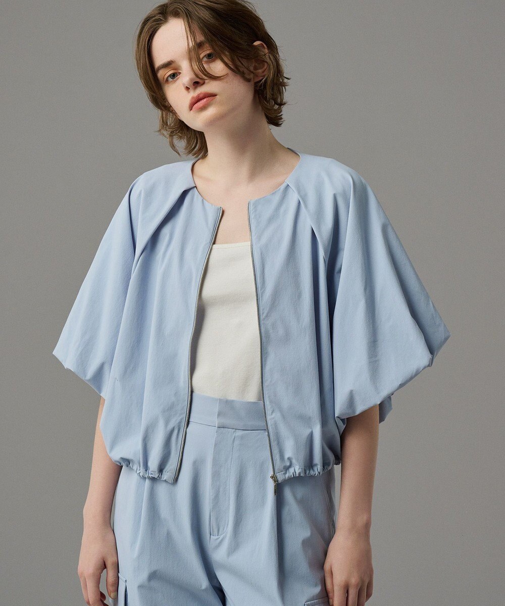 uncrave 【撥水・接触冷感・UVカット・洗濯機洗い可】マルチファンクションナイロン ２WAYブルゾン（uncrave STANDARD） 