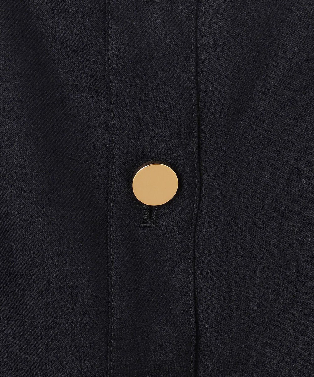 GRACE CONTINENTAL リネンタッチ配色ワンピース 