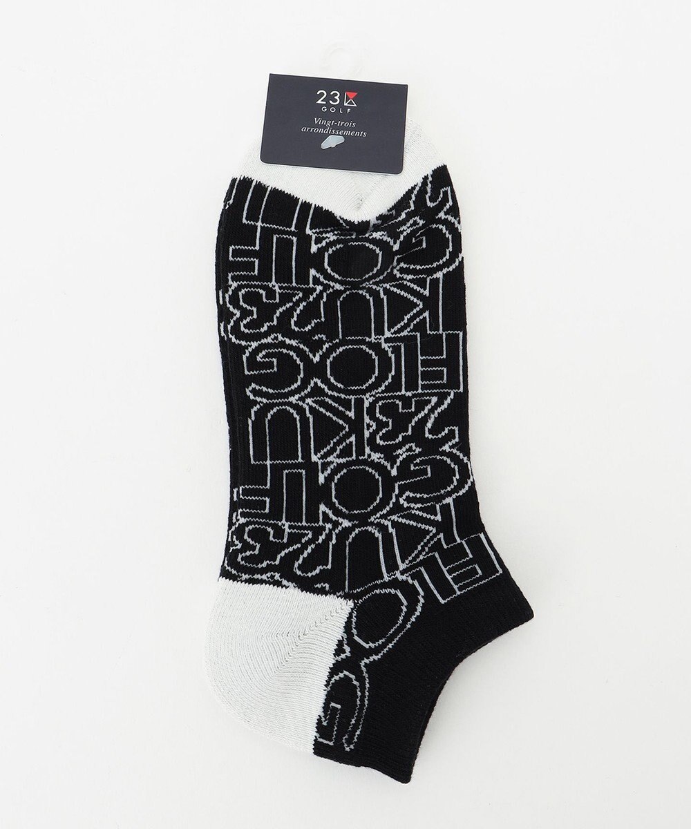 23区GOLF 【MEN】ロゴアンクルソックス 