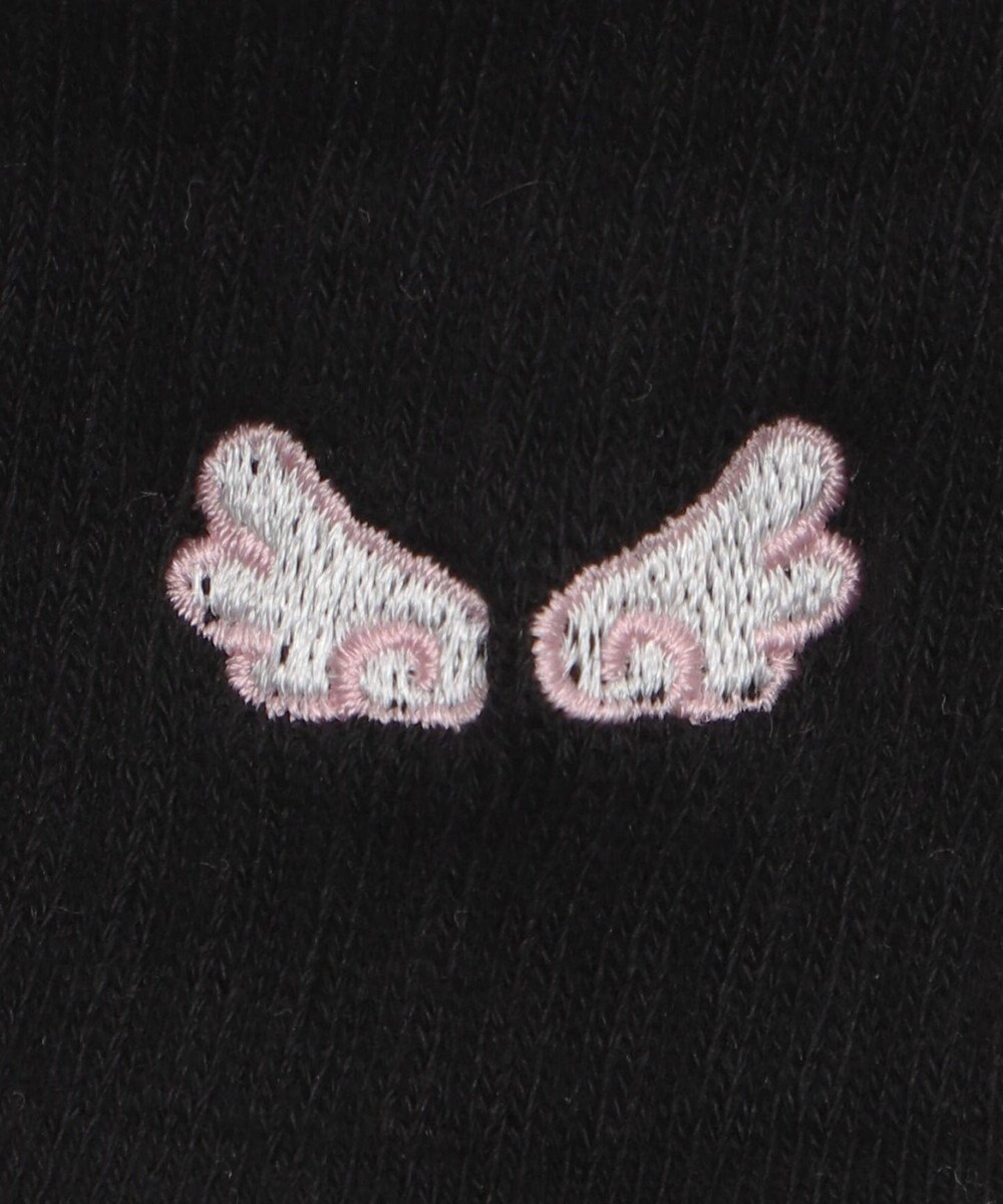 WEGO 刺繍アンクルパイルソックス 