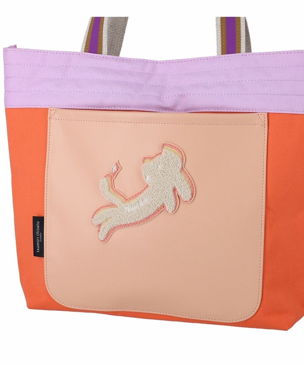 tsumori chisato CARRY キラミックスコンビ トートバッグ 2wayショルダー A4収納 ネコ 