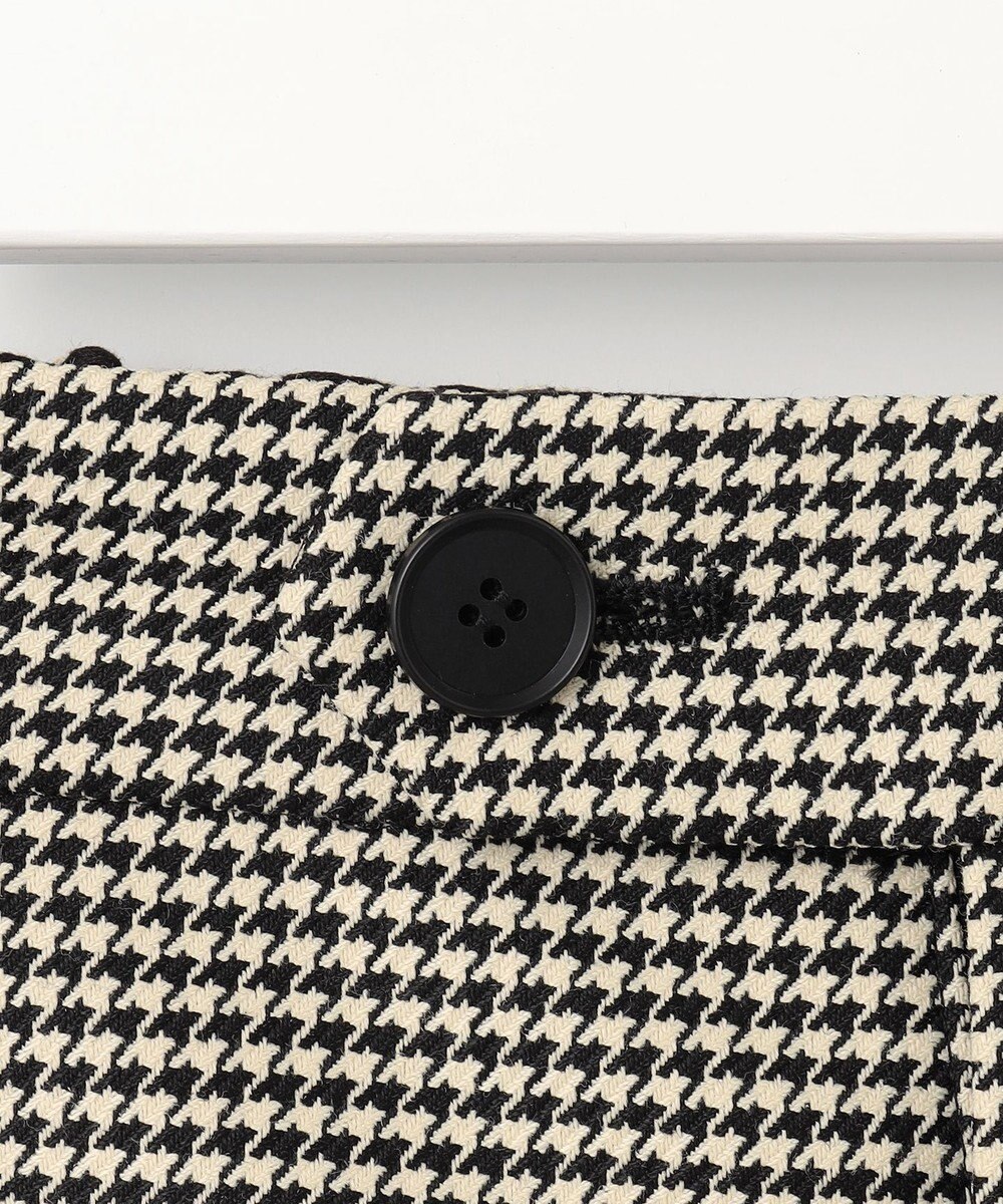 23区 S 【洗える】ガンクラブチェックストレッチ アンクル パンツ 