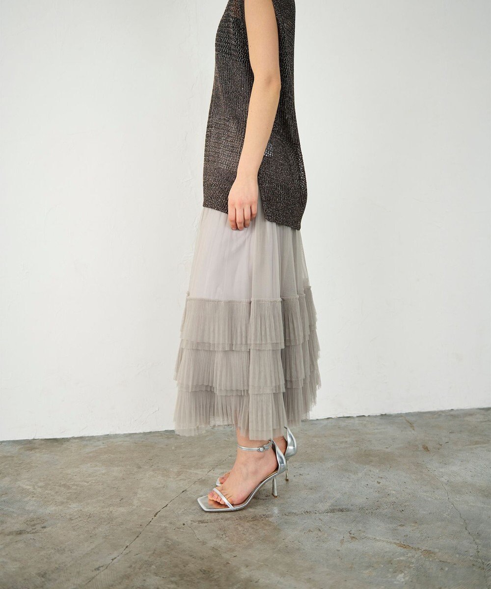 GRACE CONTINENTAL ボリュームチュールスカート 