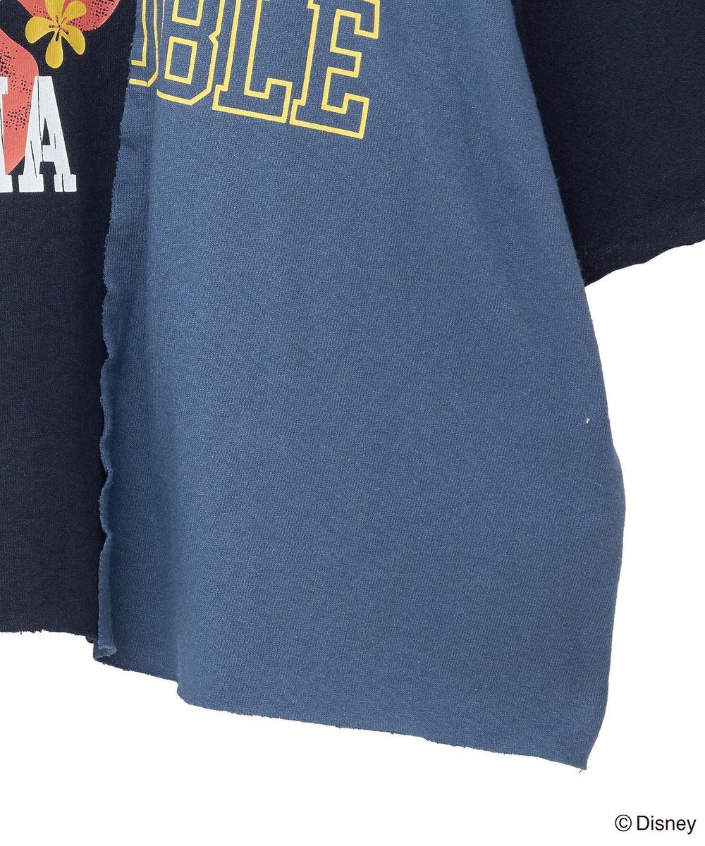 Green Parks スティッチ／リメイク風ドッキングＴシャツ 