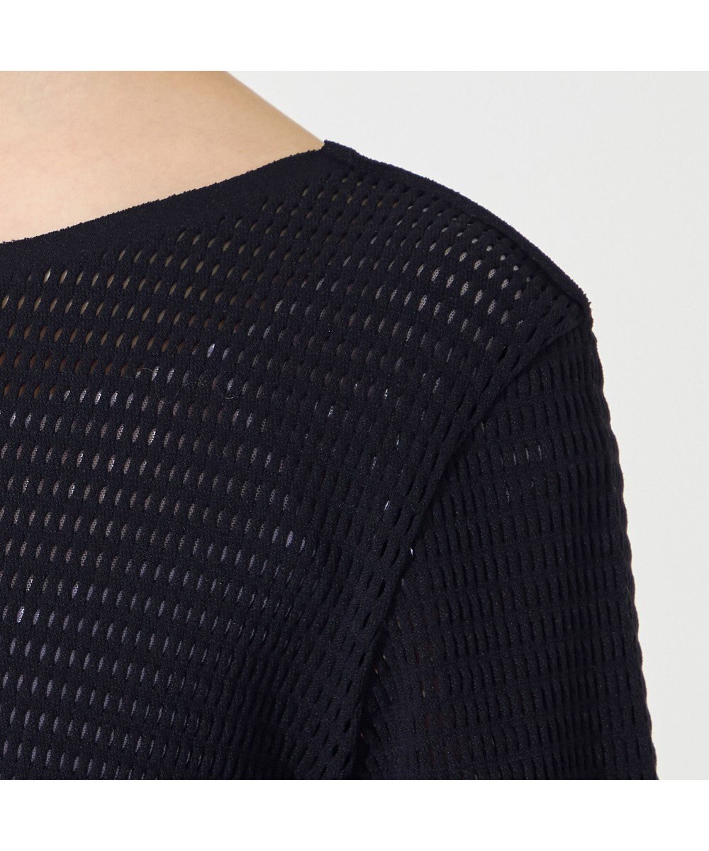 Chacott 【ノーソーイングニット】2wayメッシュニットボレロ 