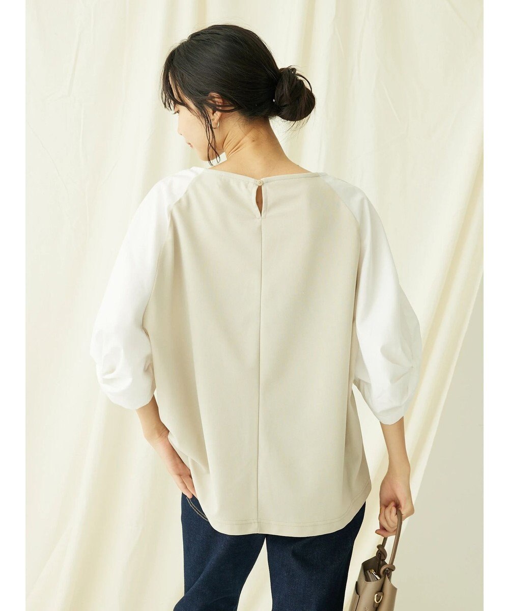 CRAFT STANDARD BOUTIQUE 袖ねじり切り替えプルオーバー 