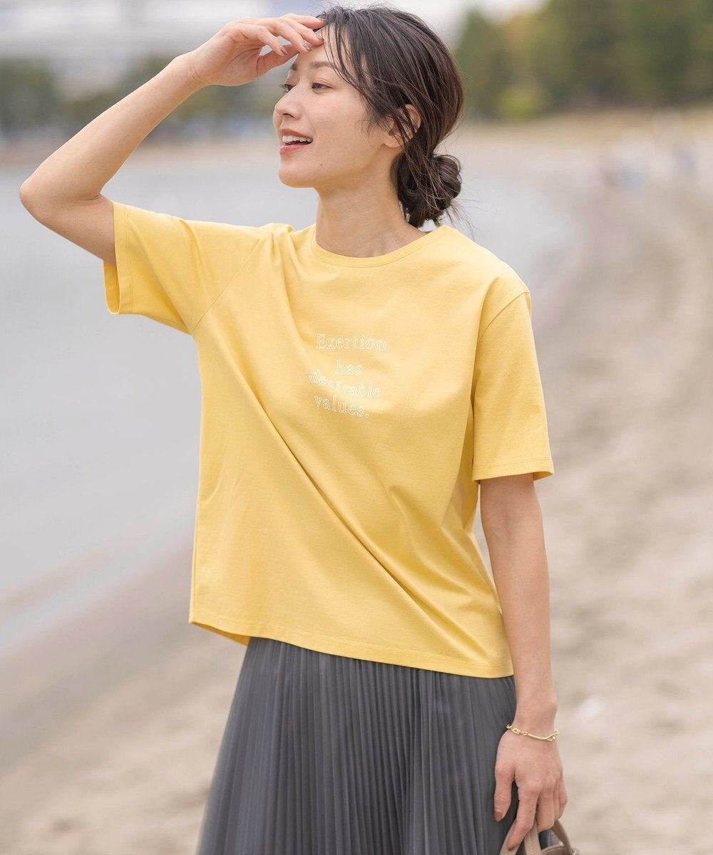 J.PRESS LADIES ロゴTシャツ 