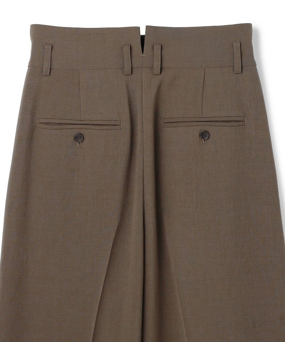 uncrave ドライタッチトロ ワイドトラウザー 