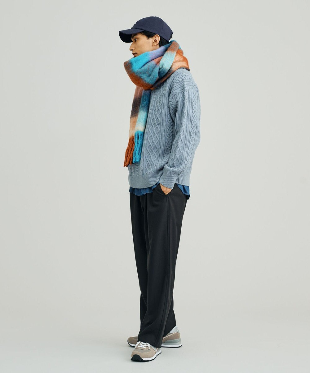 J.PRESS YORK STREET 【UNISEX】アランケーブル クルーニット 