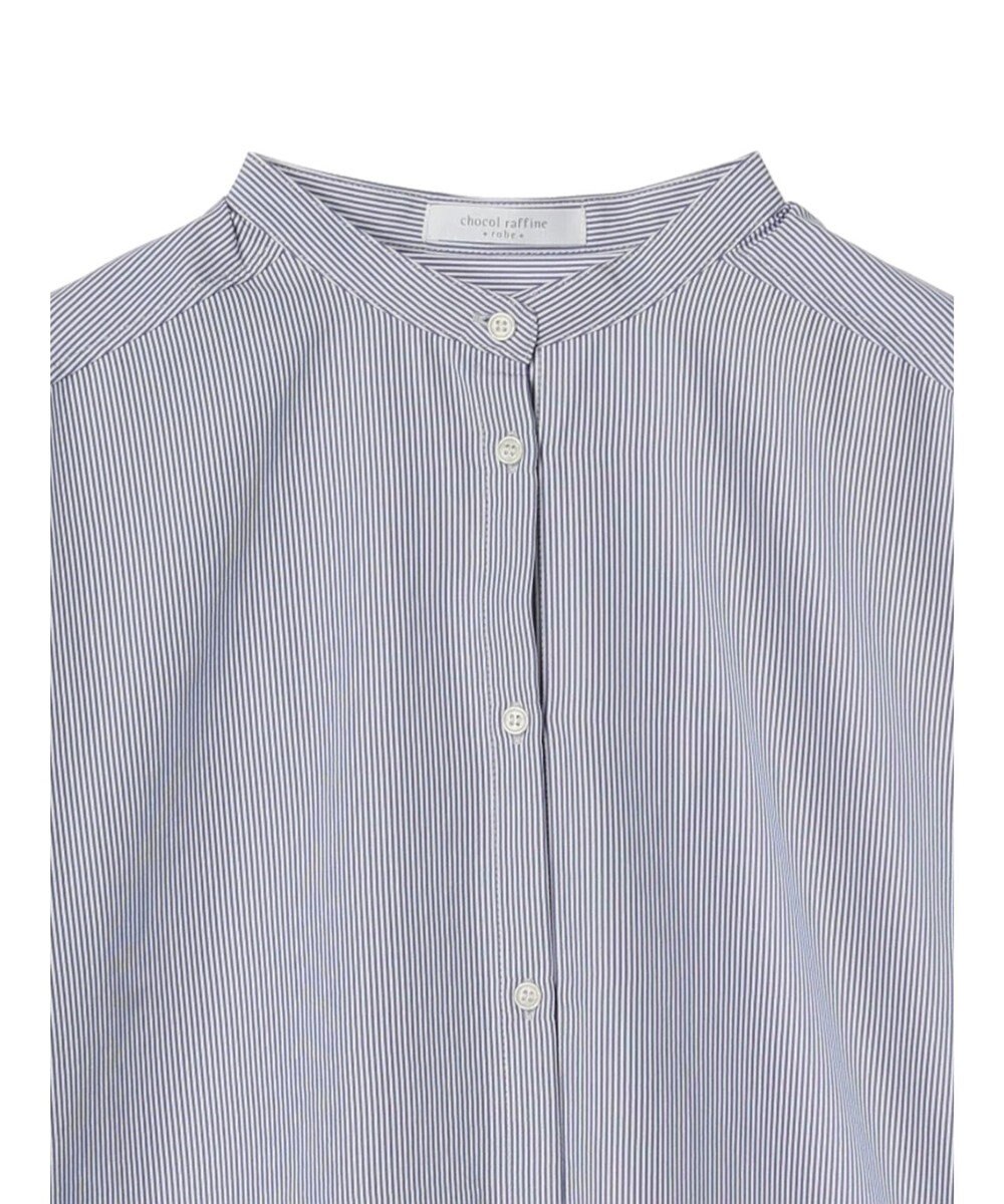 Green Parks レイヤードアソート柄シャツチュニック 