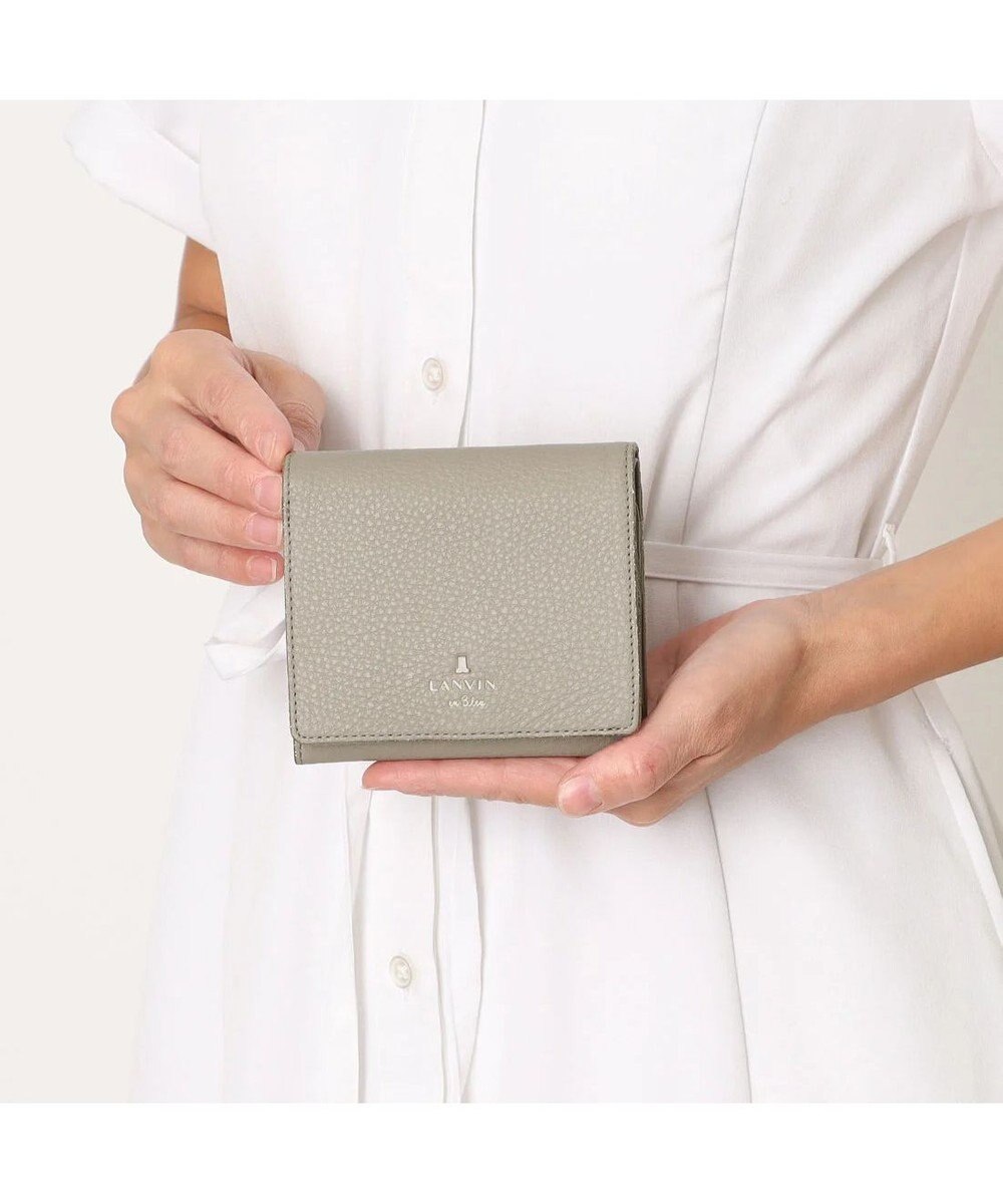 LANVIN en Bleu メラニー 二つ折りBOX財布 