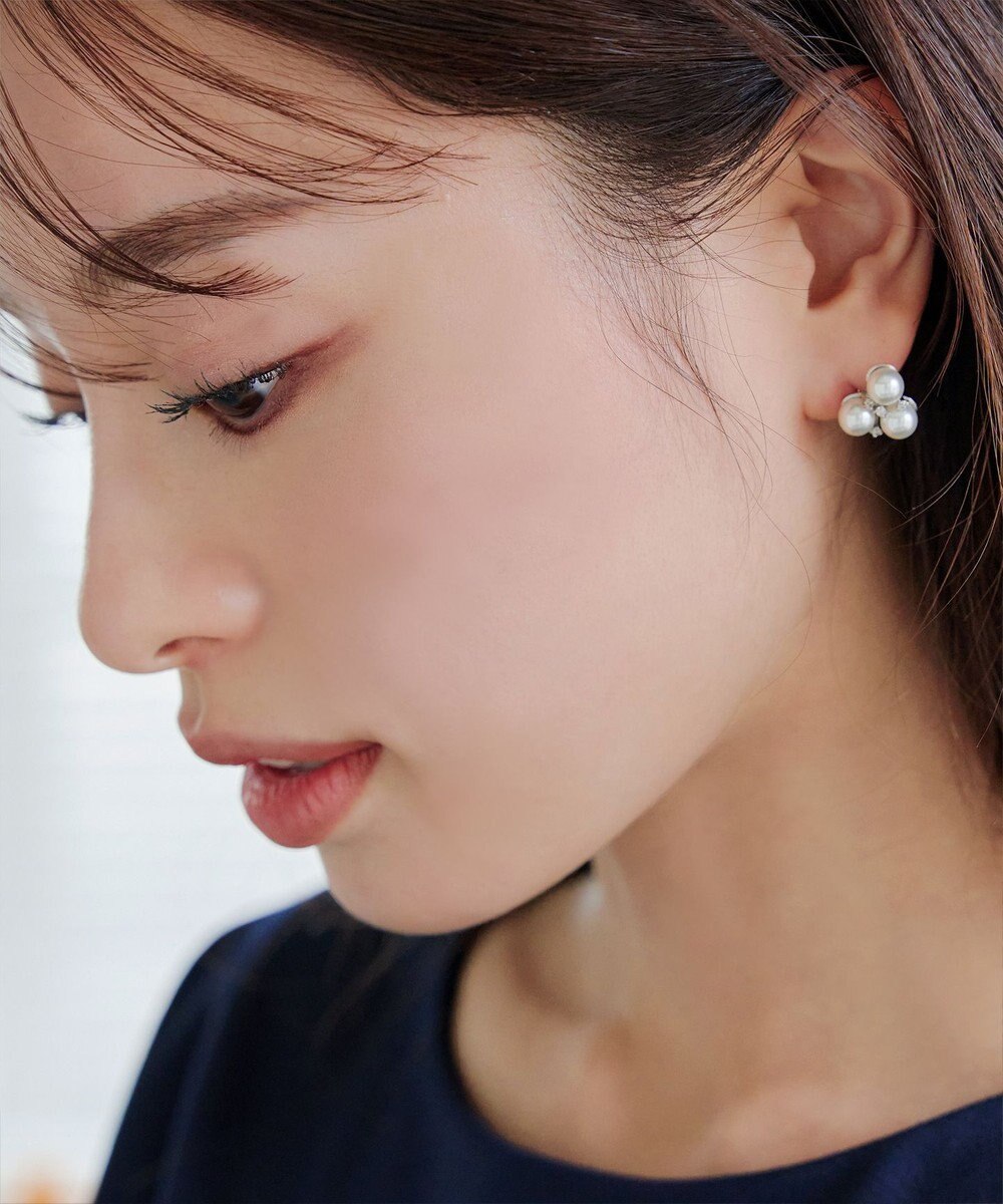 Tiaclasse 【選べる２タイプ・金属アレルギー対応】フルーツパールピアス 