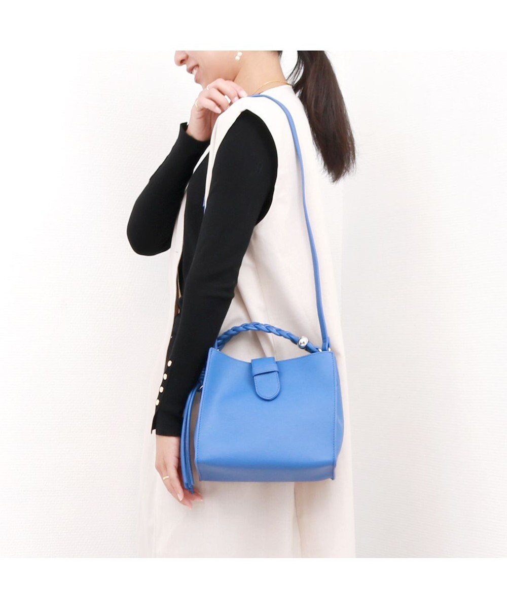 UNBILLION カシュカシュ cachecache / ベルトフラップメッシュハンドル2wayトート 