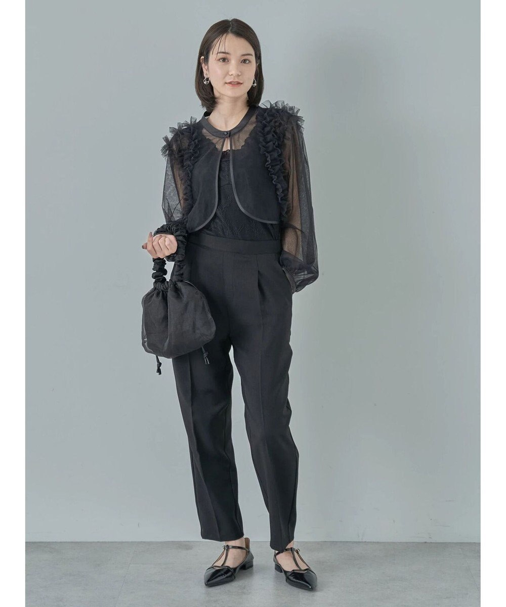 earth music&ecology ＳＥＴ２点チュールブラウス付きキャミワンピース 