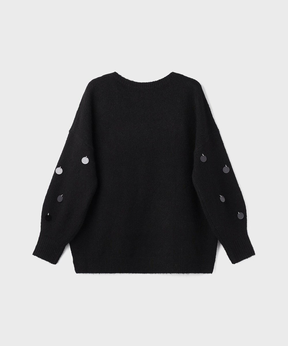 GRACE CONTINENTAL スパンコールニットトップ 