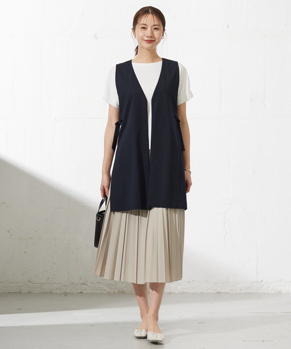 J.PRESS LADIES 【洗える】50Sブロード プリーツ スカート 