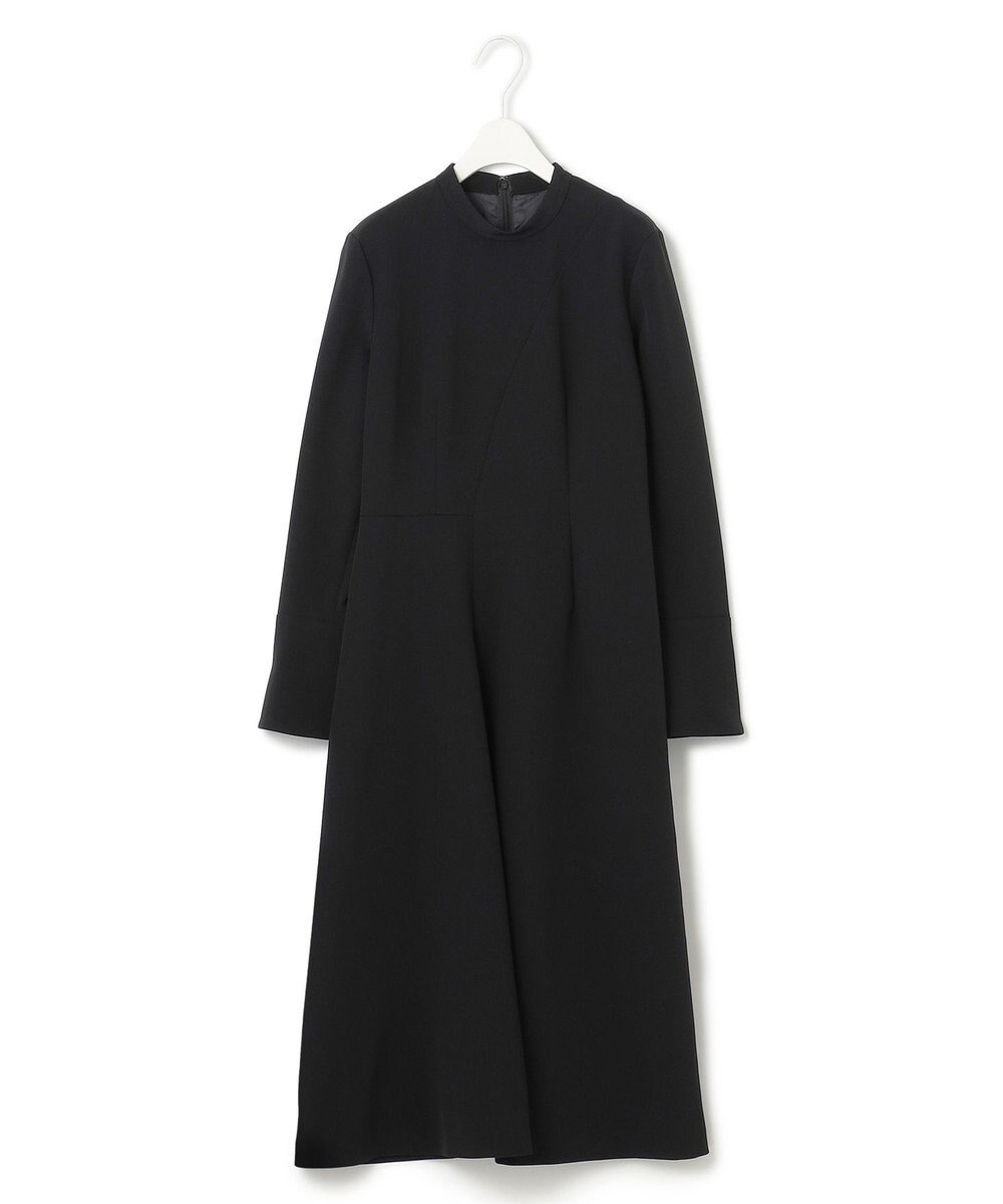 ICB 【洗える・ブラックフォーマル】 TaPeダブルクロス フレアワンピース 