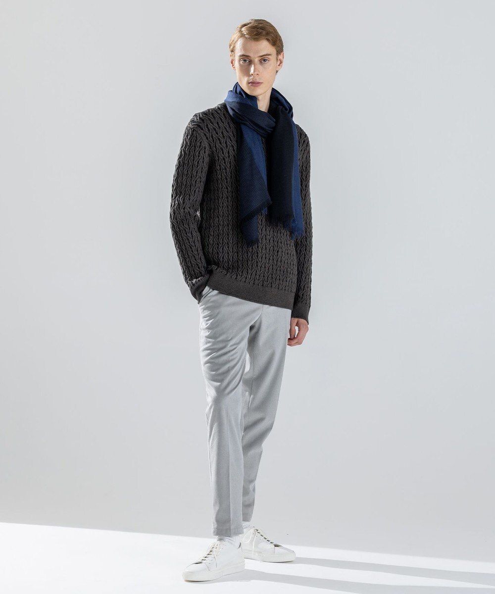 JOSEPH HOMME 柄をアップデート【上質素材】シルクカシミヤ　ブックストール 