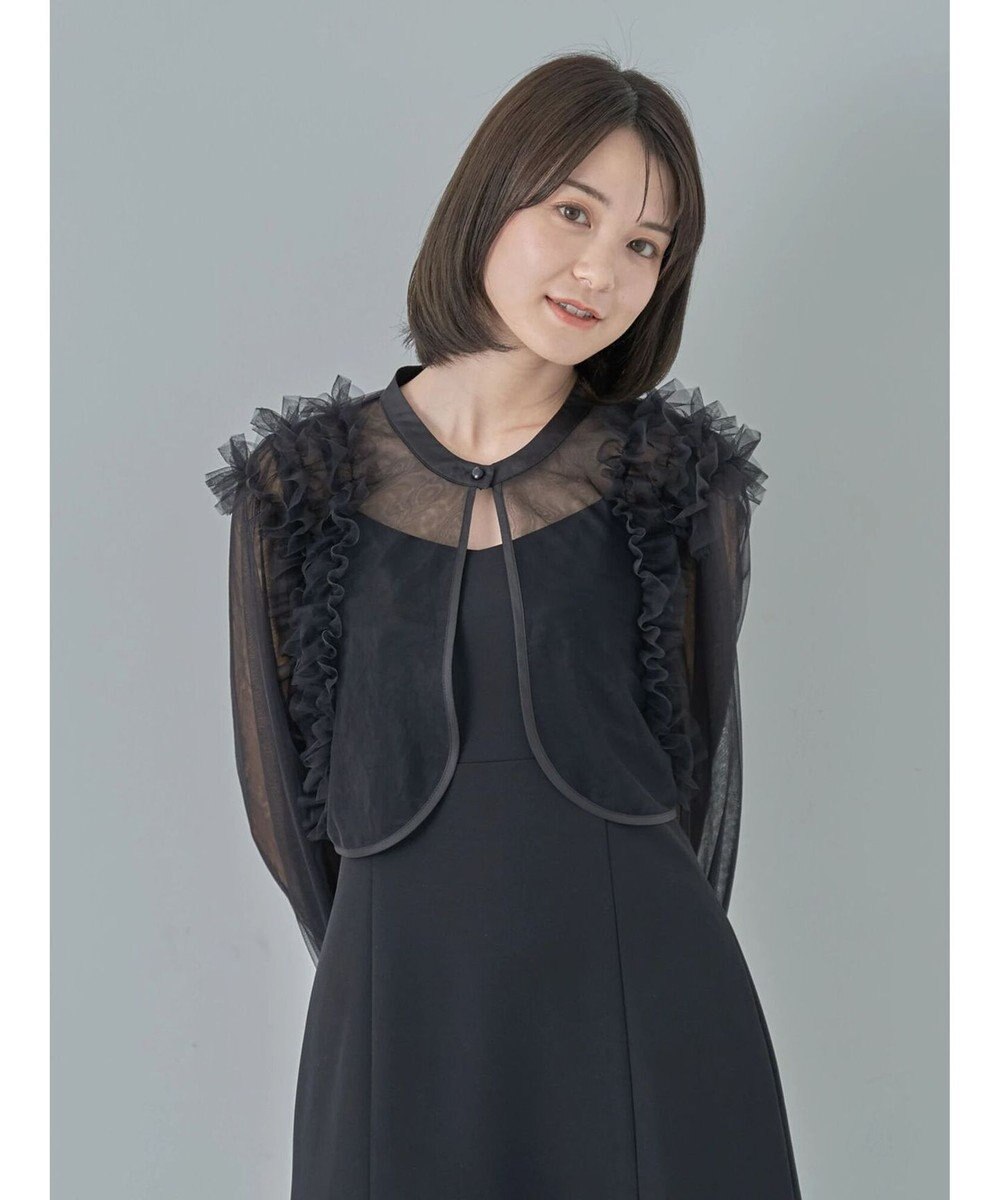 earth music&ecology ＳＥＴ２点チュールブラウス付きキャミワンピース 