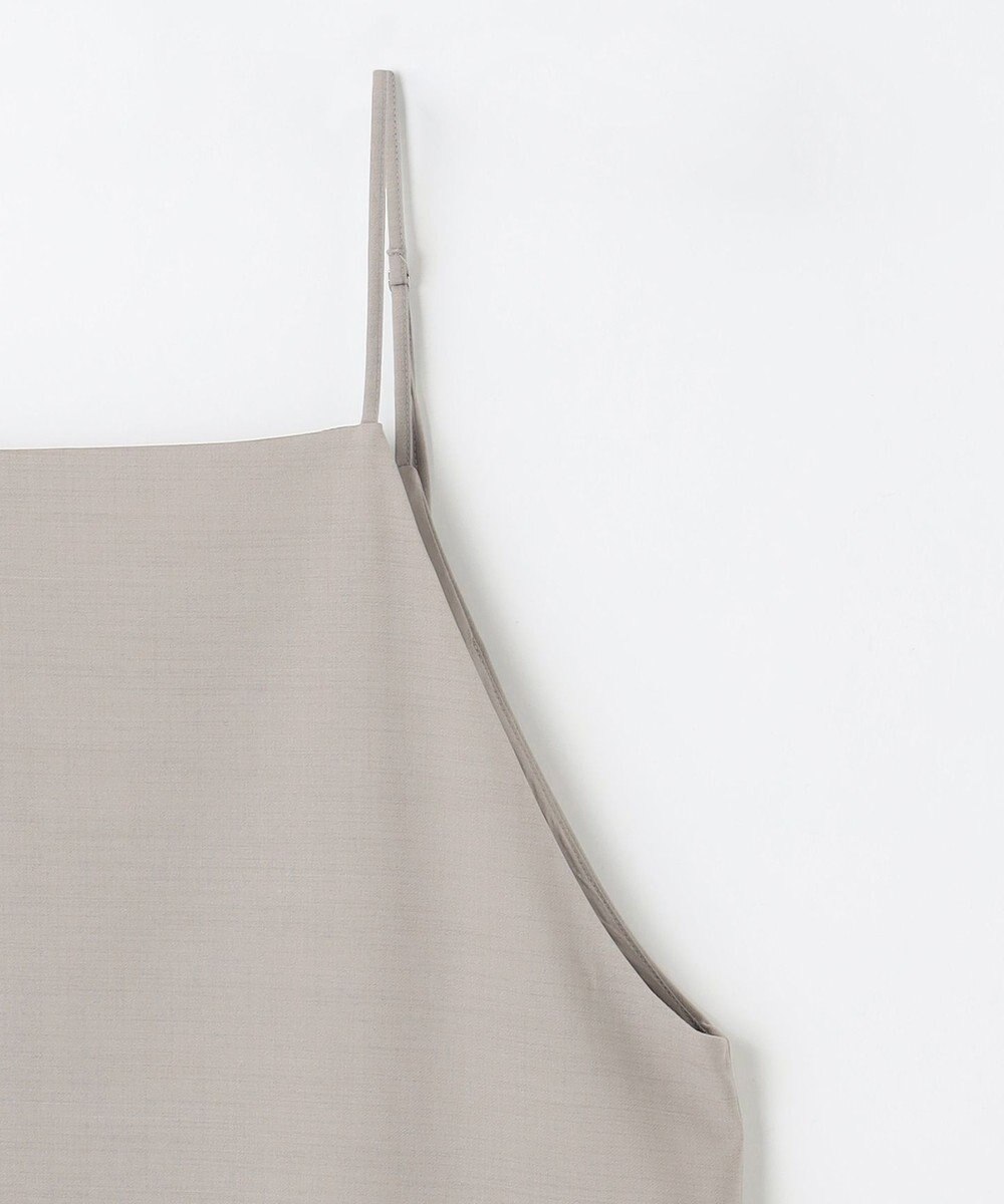 ANY L 【洗濯機可/セットアップ可/UVケア/速乾/イージーケア】サラサラテックリネンキャミソールワンピース 