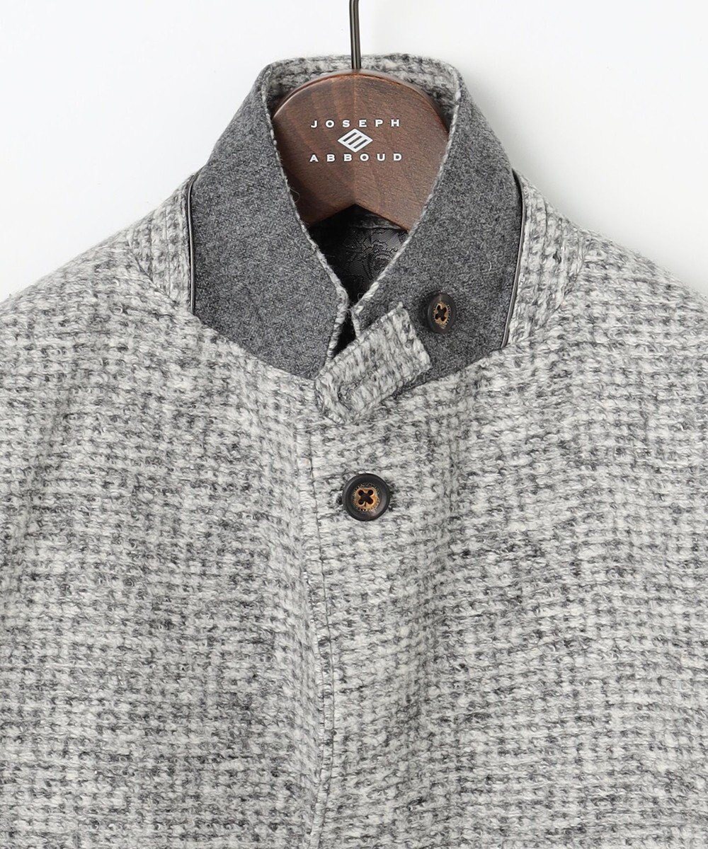 JOSEPH ABBOUD 【イタリア素材/軽量/ストレッチ】スライバー千鳥 ジャケット 