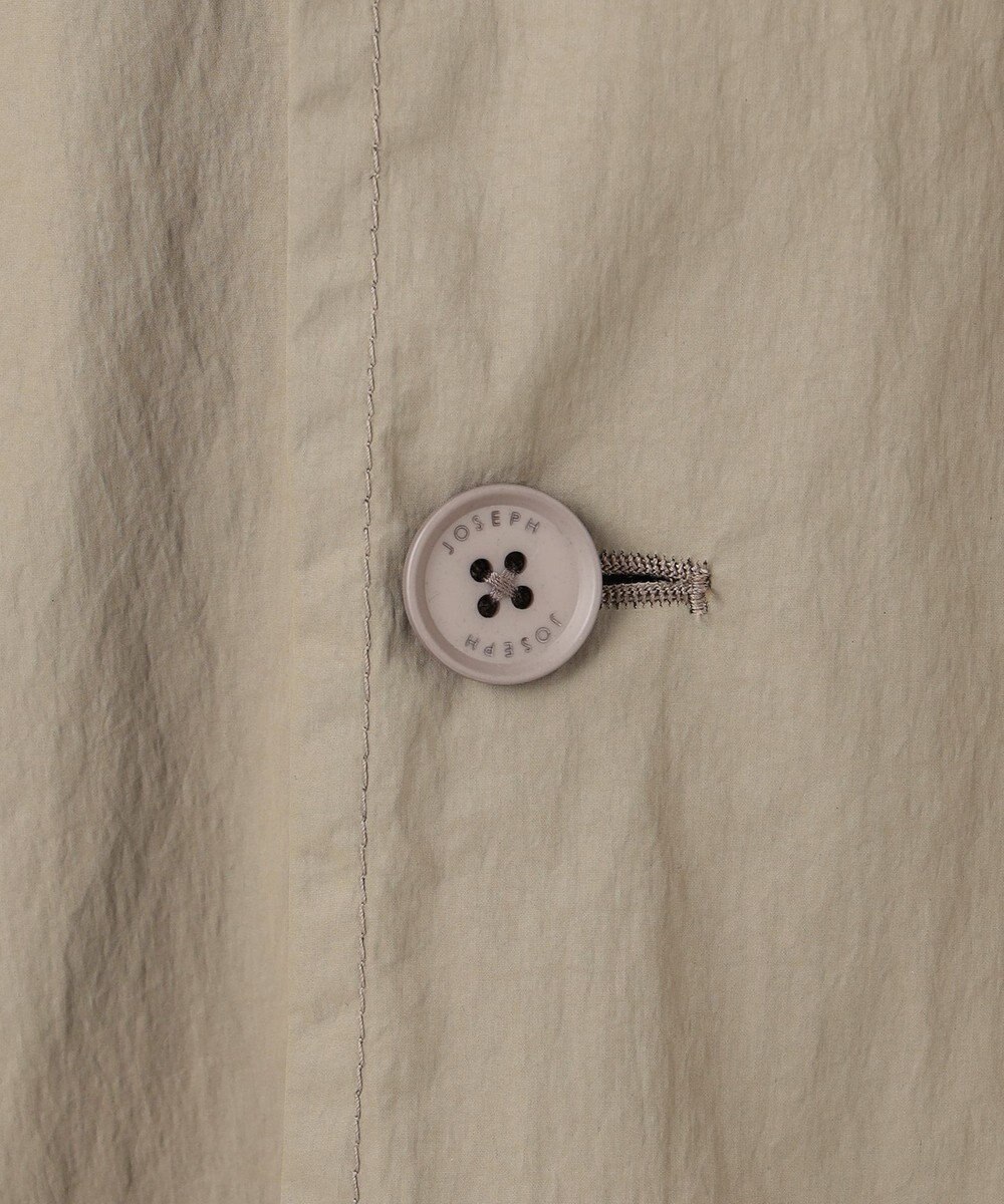 JOSEPH HOMME 【LEON 掲載】ブライトナイロンシャンブレー 　シングルブレストスプリングコート 