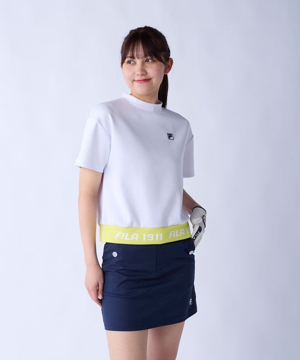 FILA GOLF／marie claire 【FILA GOLF】 ダンボールニットモックシャツ 