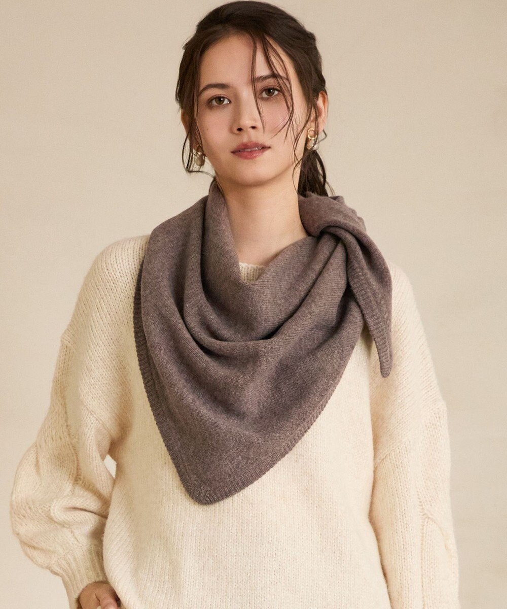 23区 【SLOW/一部店舗限定】ソフトウール ニット ストール 