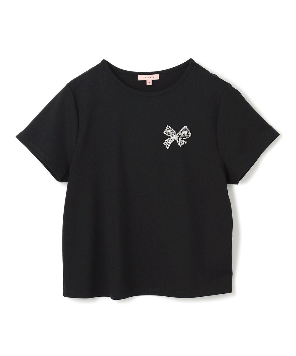 TOCCA 【美人百花掲載】BOW BIJOUX Tシャツ 
