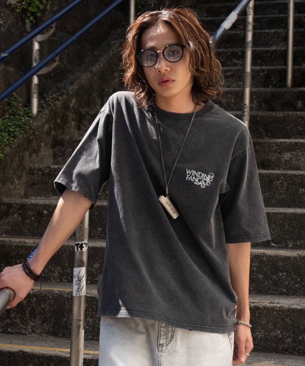 WEGO 【ユニセックス着用ITEM/MLサイズ展開】ブリーチヴィンテージグラフィックT（SS） 