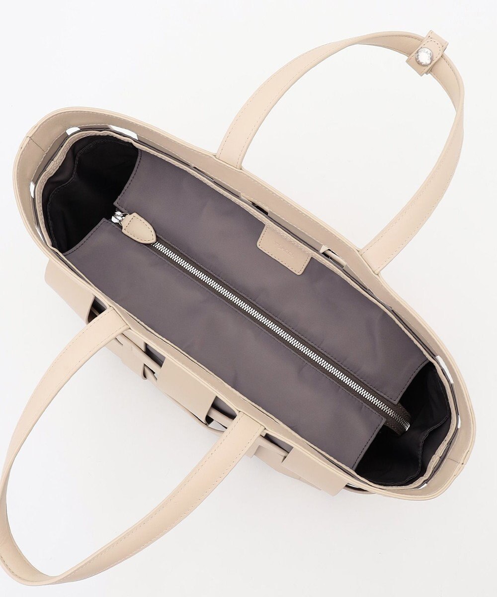 Y'SACCS 【リサイクルレザー】メッシュかごバッグ　large 