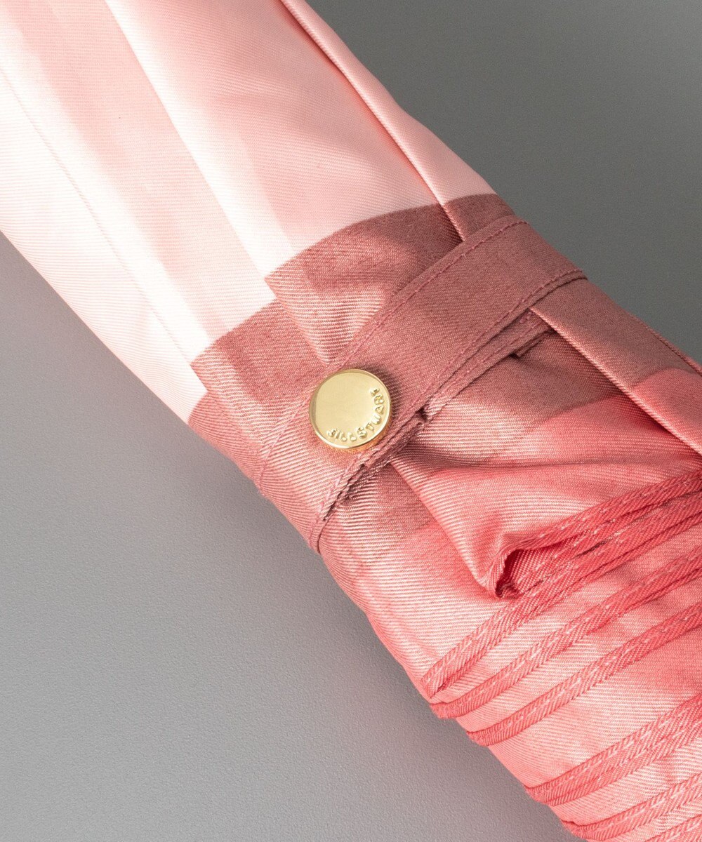 AURORA JILL STUART ジル スチュアート バイカラー柄 雨傘（折り畳みミニ傘） 