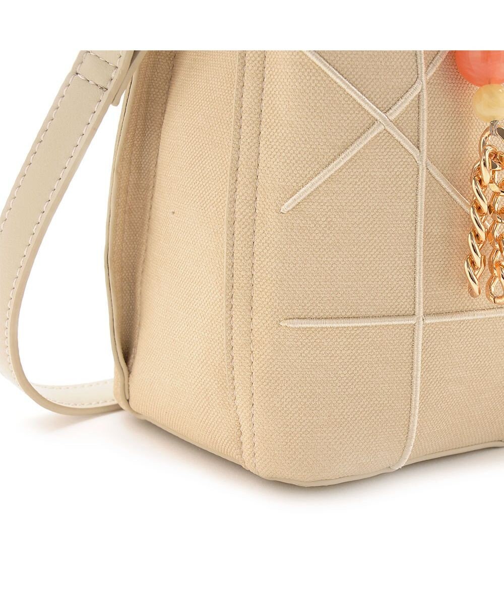 MioFIRANO カジュアルシッククロスラインハンドバッグ 2WAY チャーム付き　FIRANO フィラノ 