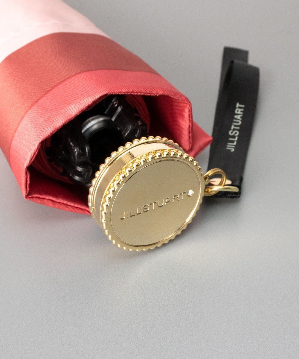 AURORA JILL STUART ジル スチュアート バイカラー柄 雨傘（折り畳みミニ傘） 