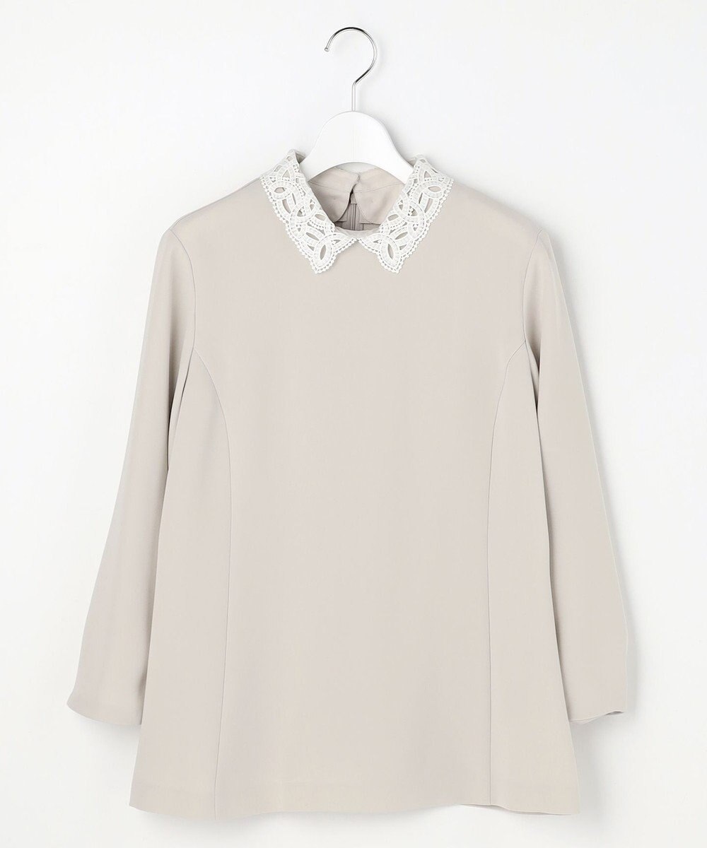 J.PRESS LADIES S 【セットアップ対応・2way】セラテリーダブルクロス ブラウス 