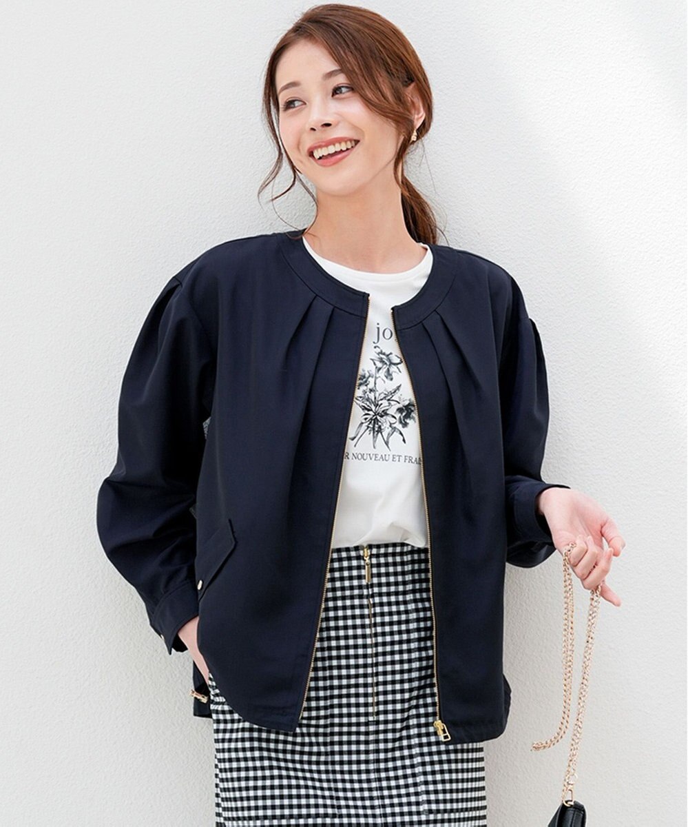 ANY SIS S 【BAILA掲載/花粉リリース】スプリングコンフォート ブルゾン 