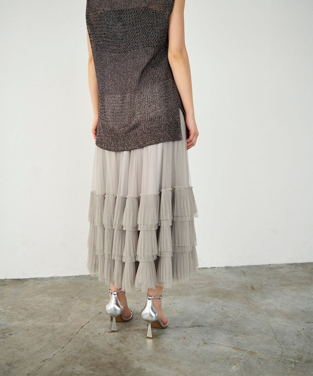 GRACE CONTINENTAL ボリュームチュールスカート 