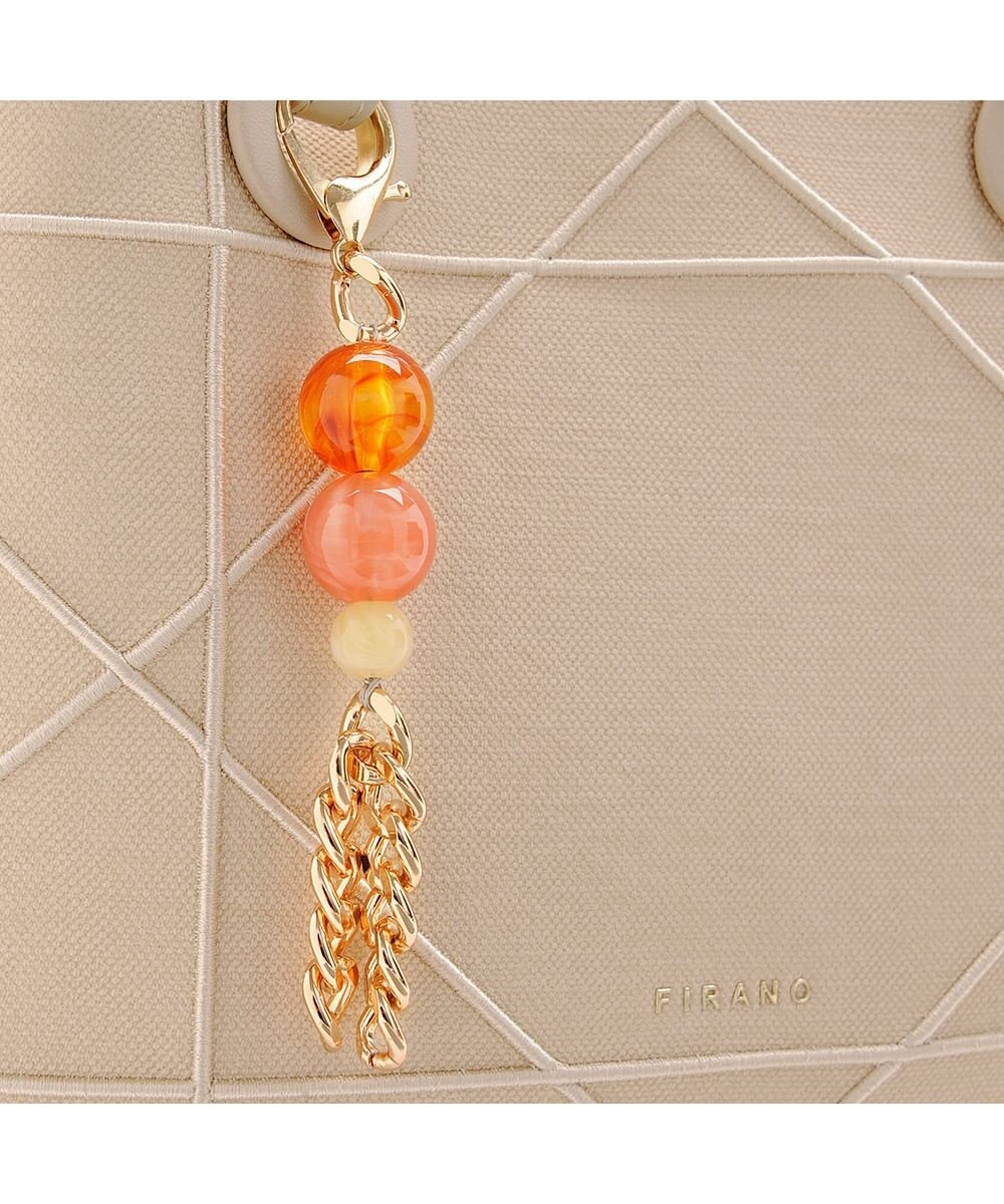 MioFIRANO カジュアルシッククロスラインハンドバッグ 2WAY チャーム付き　FIRANO フィラノ 