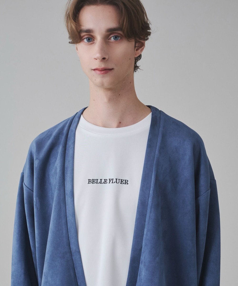 WEGO 【ユニセックス着用アITEM/２点SET】フェイクスウェードアンサンブルカーディガン 