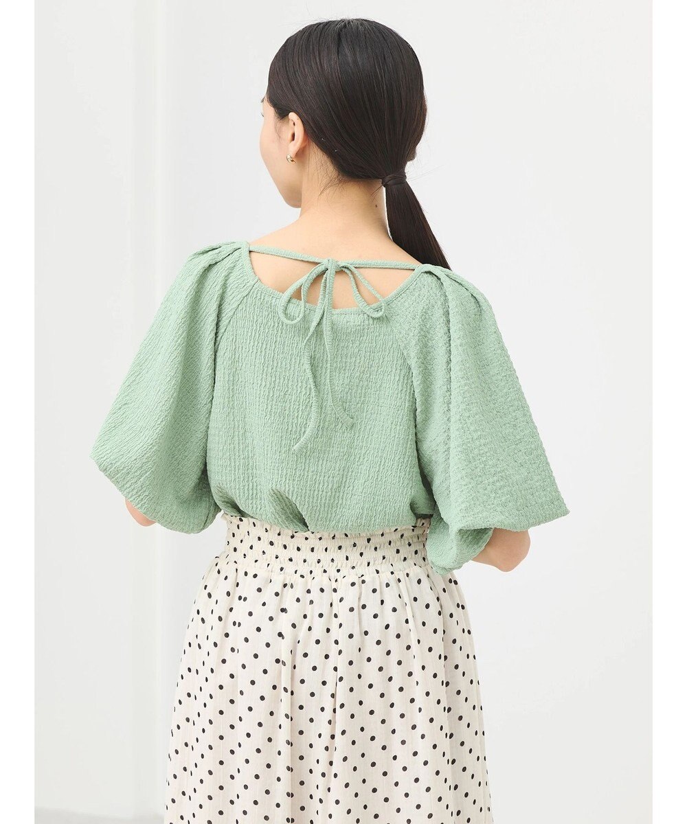 earth music&ecology バルーンスリーブプルオーバー 