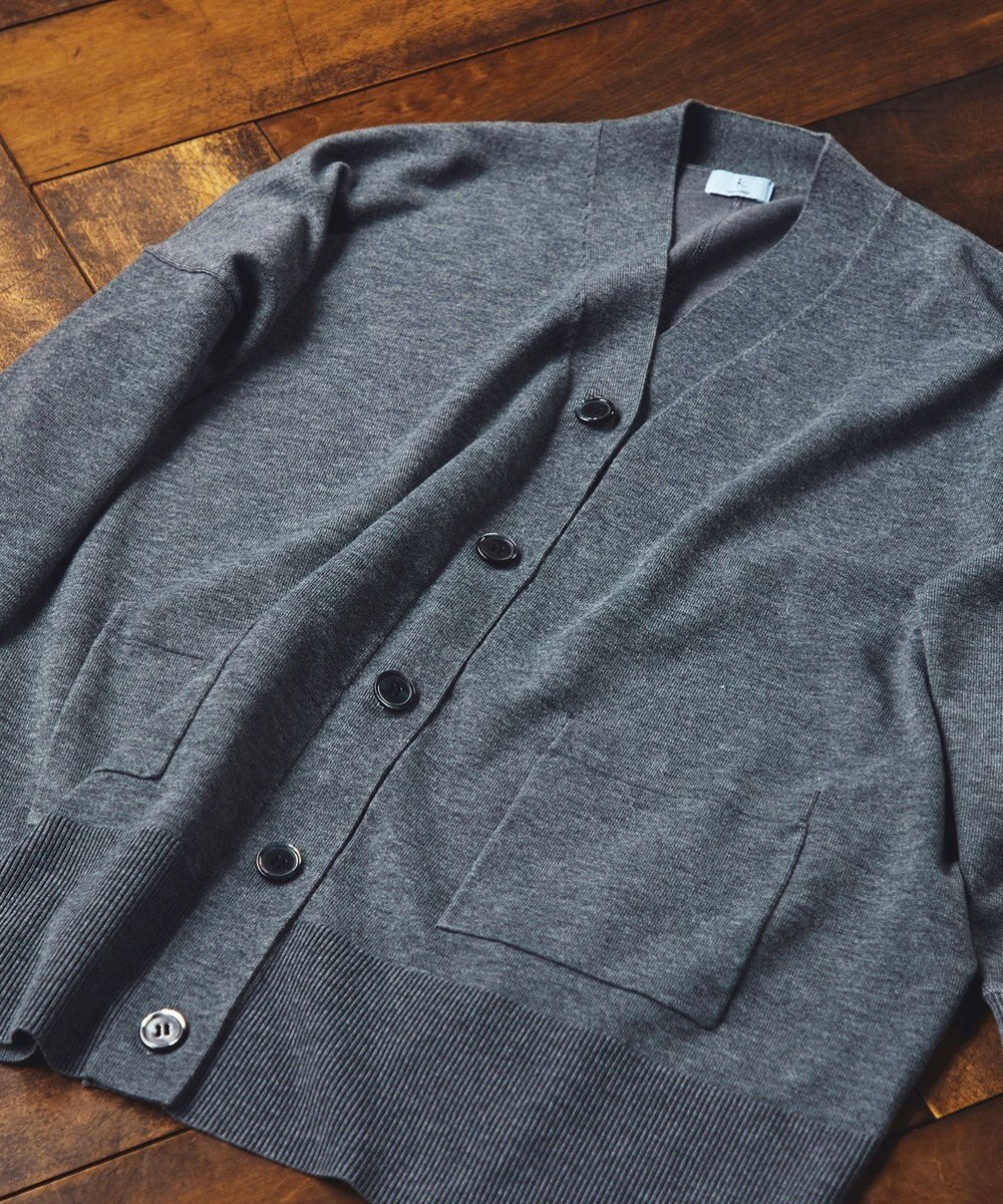 組曲 ビックシルエット カーディガン 