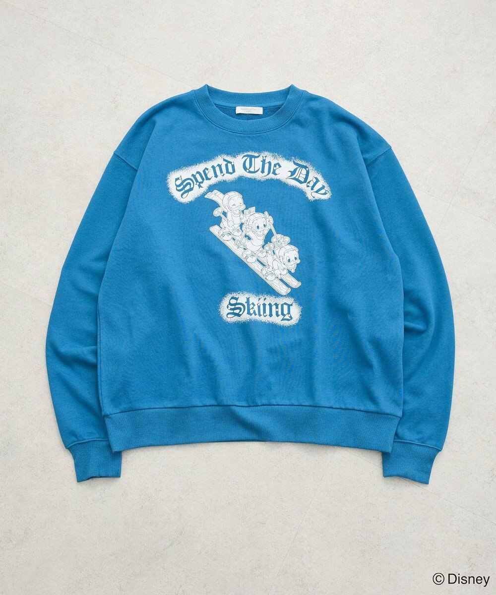 Green Parks ミッキー＆フレンズ／プリント裏毛プルオーバー 