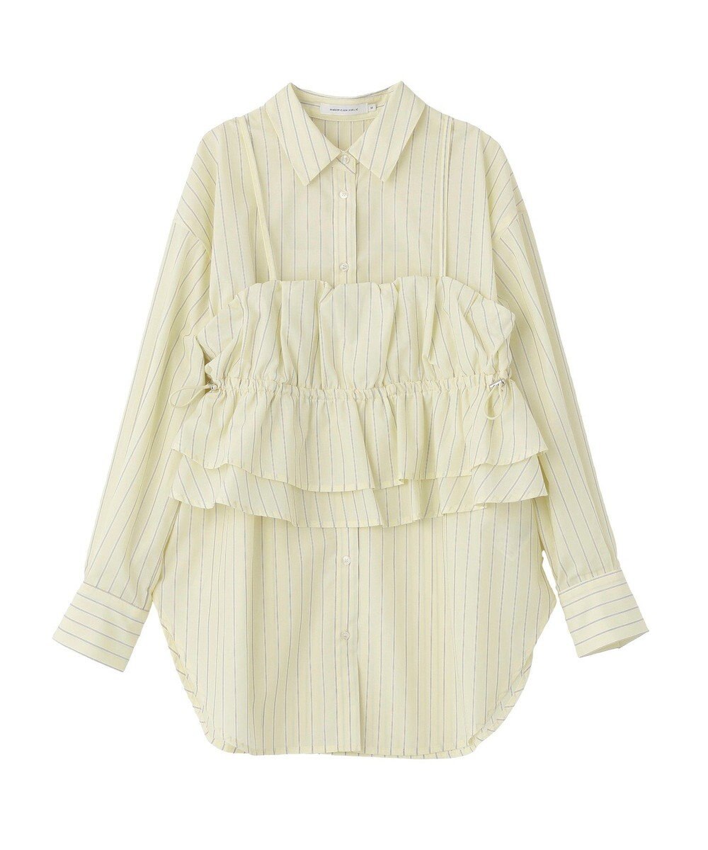 AMERICAN HOLIC 【2点セット・イージーケア】ビスチェ＋シャツ 