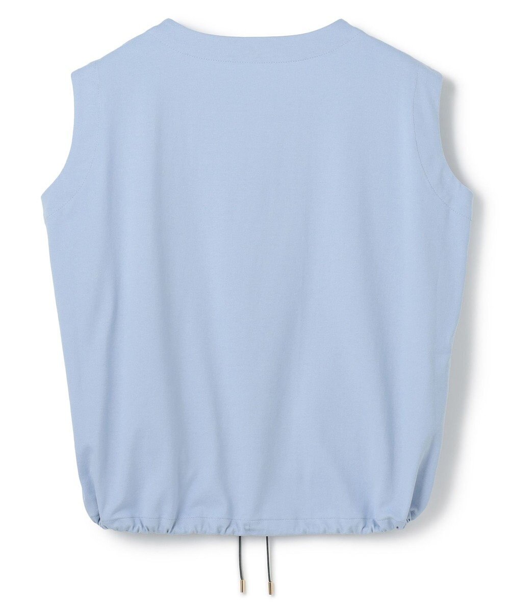 BEIGE， 【洗える】IXIA / コットンノースリーブドロストトップス 