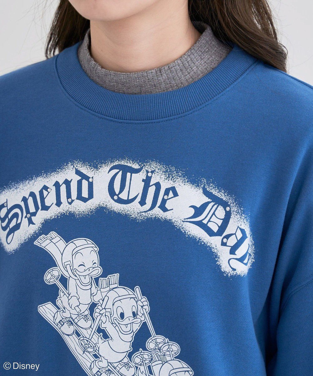 Green Parks ミッキー＆フレンズ／プリント裏毛プルオーバー 