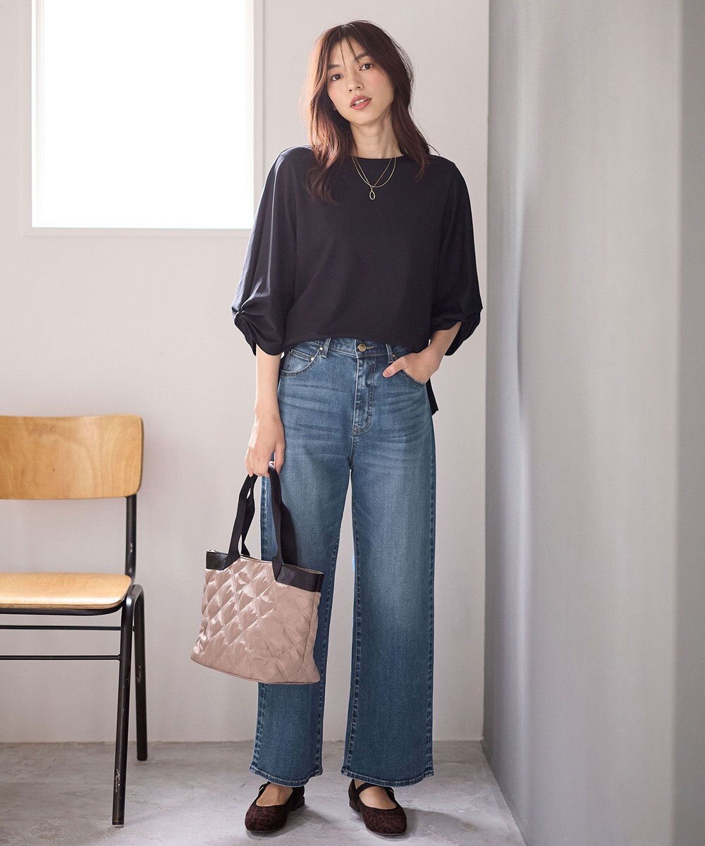 ANY L 【洗濯機可】シルケットスムースタックスリーブプルオーバー 