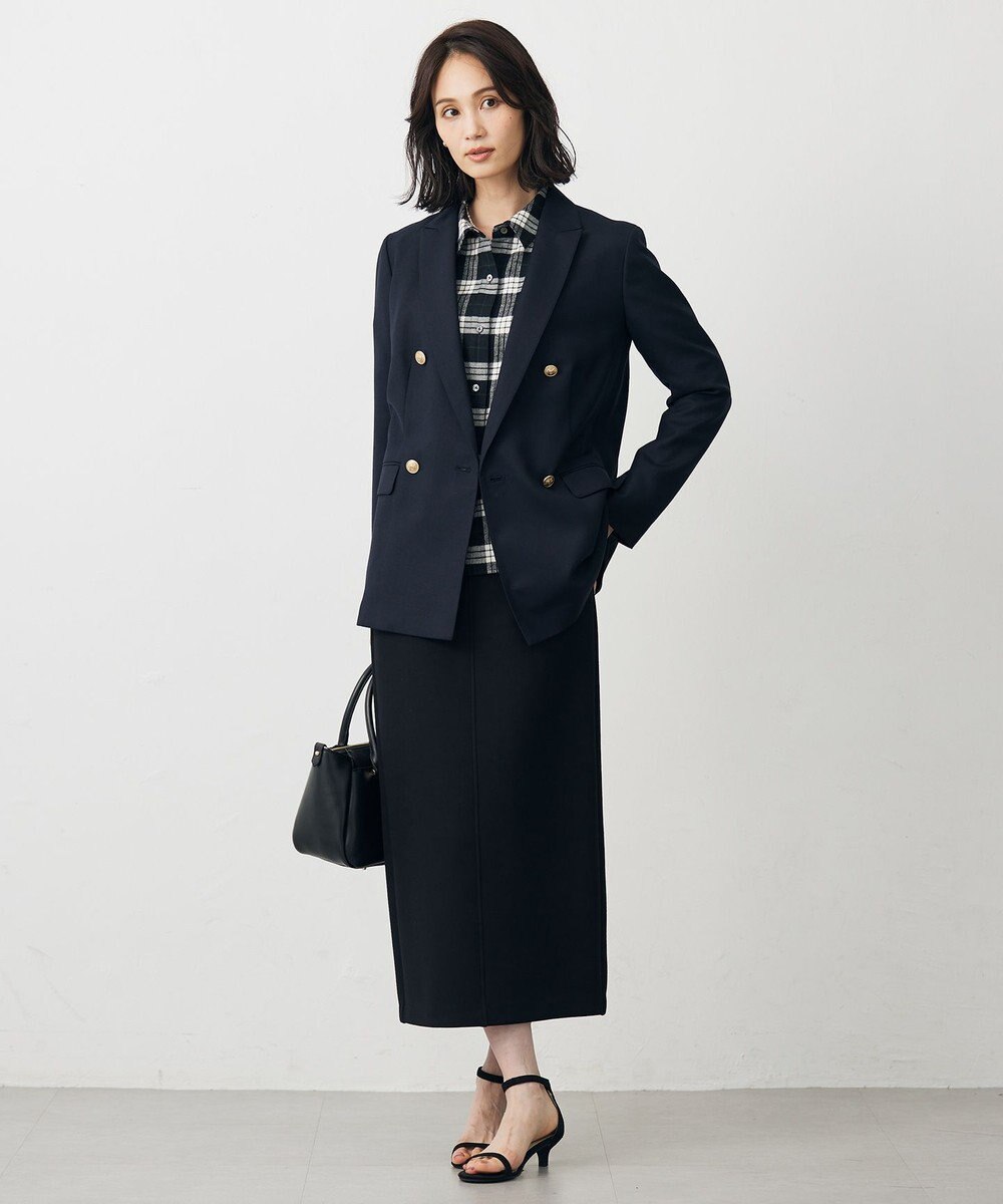 J.PRESS LADIES S ダンボールジャージー ナロー スカート 