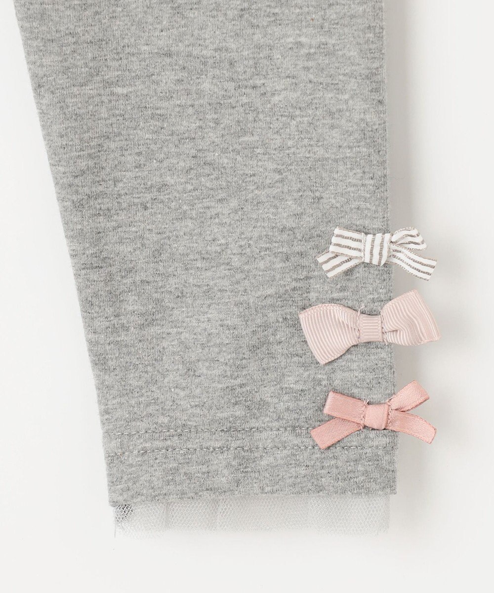 ANY KIDS 裾リボン レギンス 