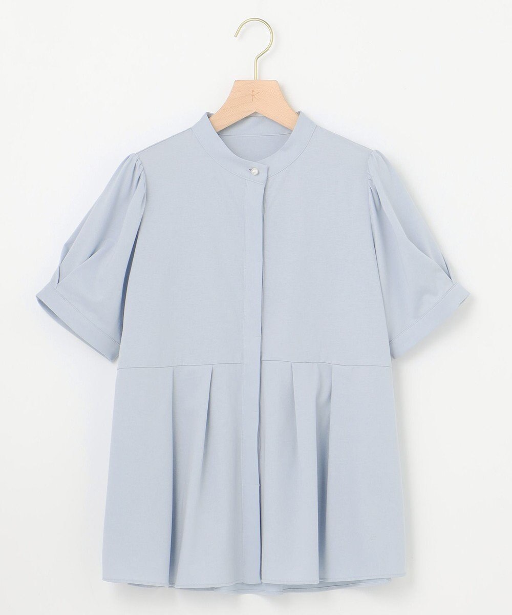 組曲 プレーティング天竺5分袖 カットソー 